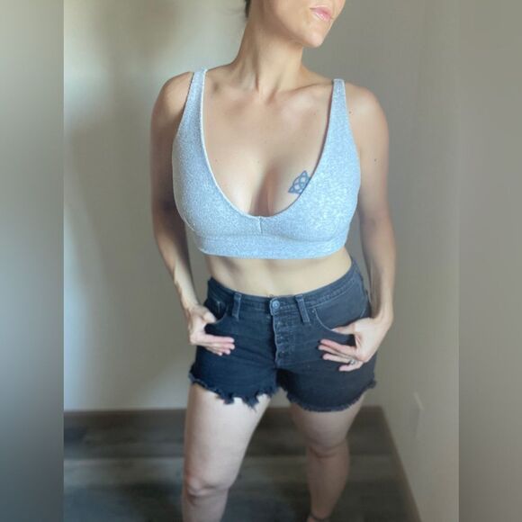 Madewell Pants - Madewell High Rise Shorts Button Fly Black 28 Waist Festival